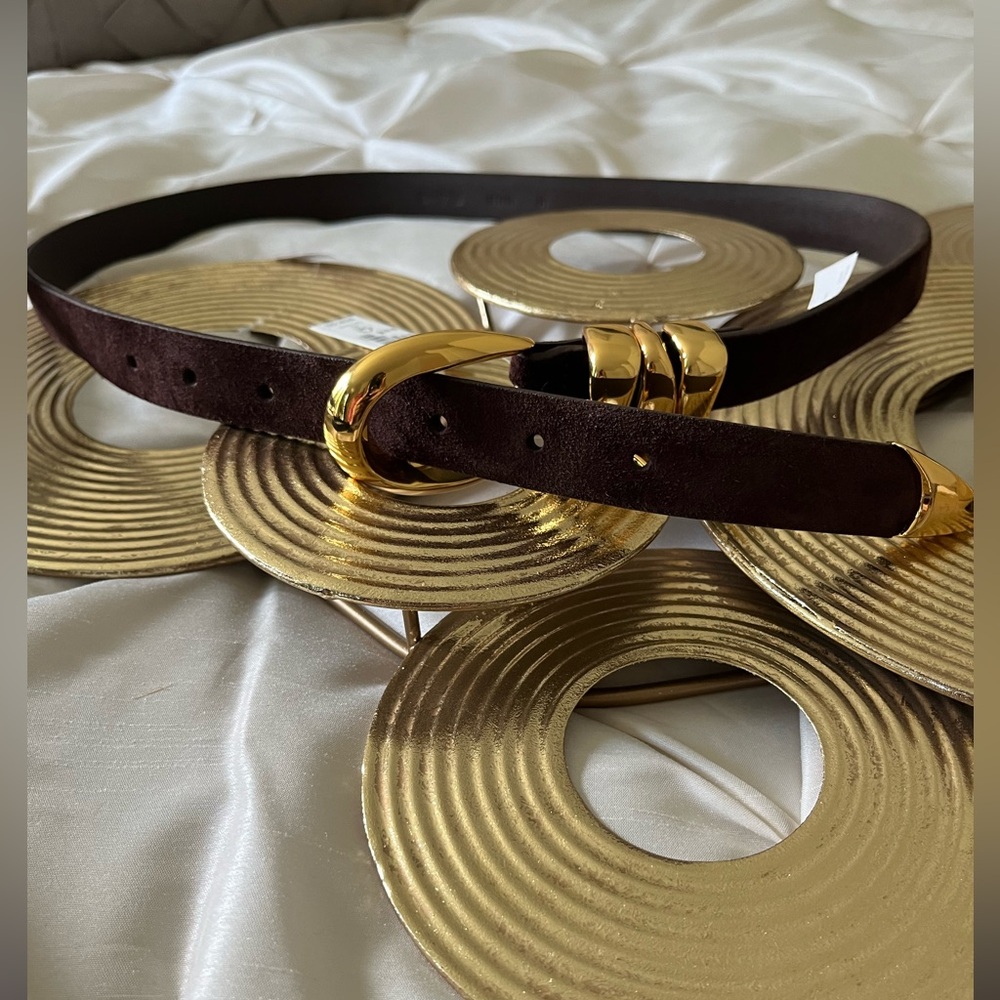 NWT Madewell Triple Metal Keeper Belt - Picture 10 of 10
